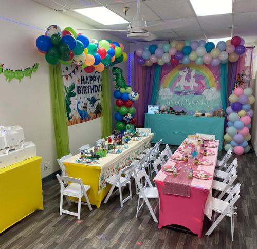 Two Themes in one Birthday Party (extra charge apply) Ultimate or Themed birthday party you can pick any theme in the gallery
